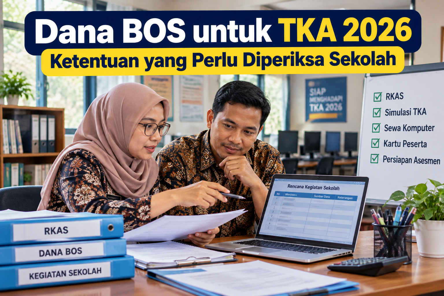 Cara Menggunakan Dana BOS untuk Mendukung TKA 2026: Ketentuan yang Perlu Diperiksa Sekolah