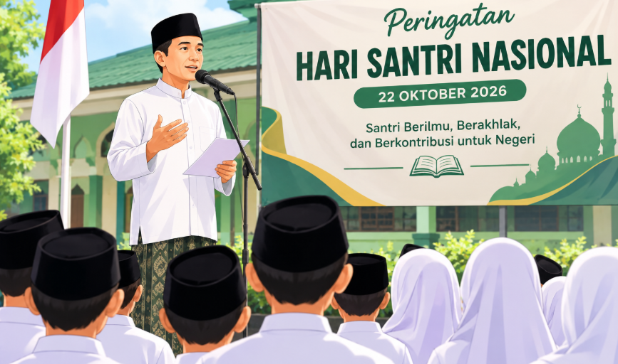 Contoh Teks Amanat Pembina Upacara Hari Santri 2026, Penuh Pesan dan Inspirasi