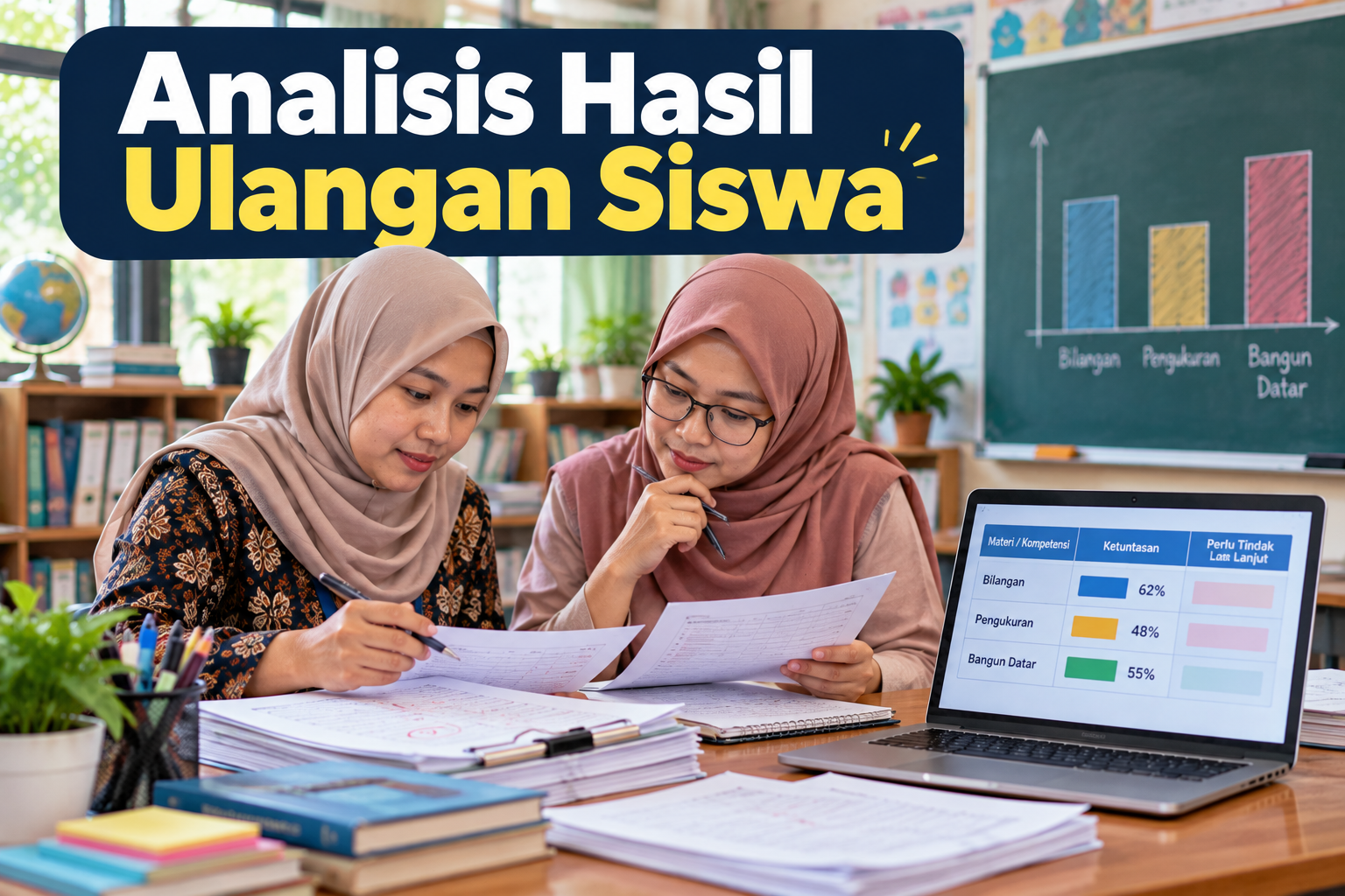 Contoh Format Analisis Hasil Ulangan Siswa untuk Menentukan Materi yang Perlu Diajarkan Ulang