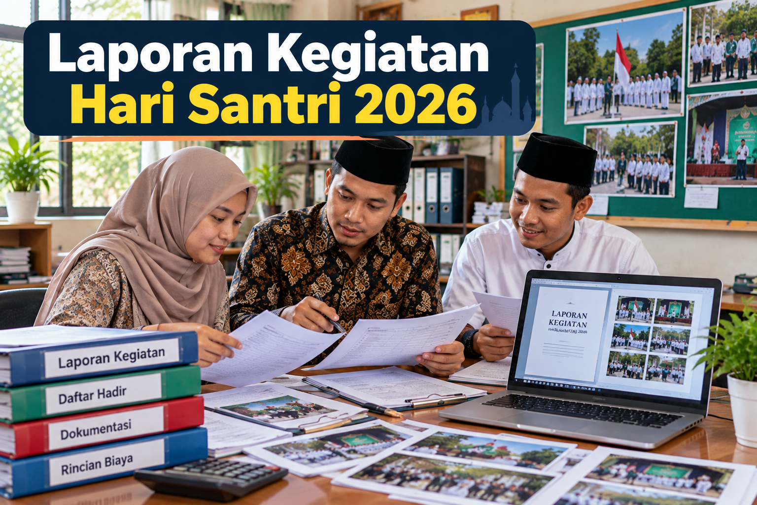 Contoh Laporan Kegiatan Hari Santri 2026, Lengkap dengan Susunan Isi dan Dokumentasi