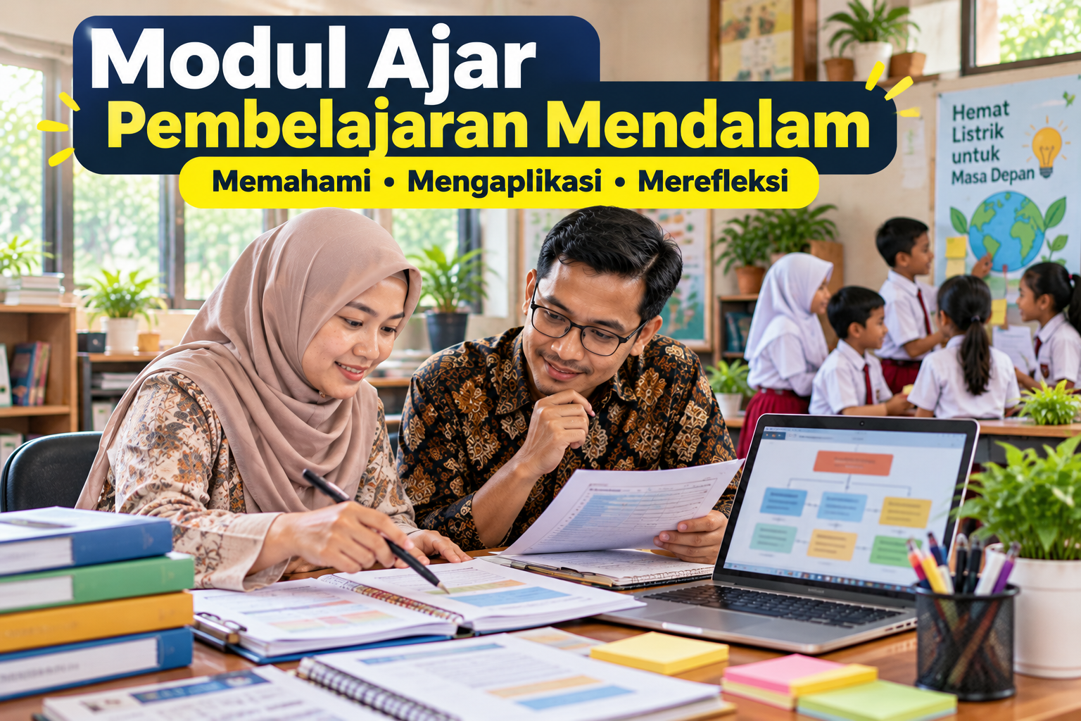 Cara Menyusun Modul Ajar Berbasis Pembelajaran Mendalam: Memahami, Mengaplikasi, dan Merefleksi