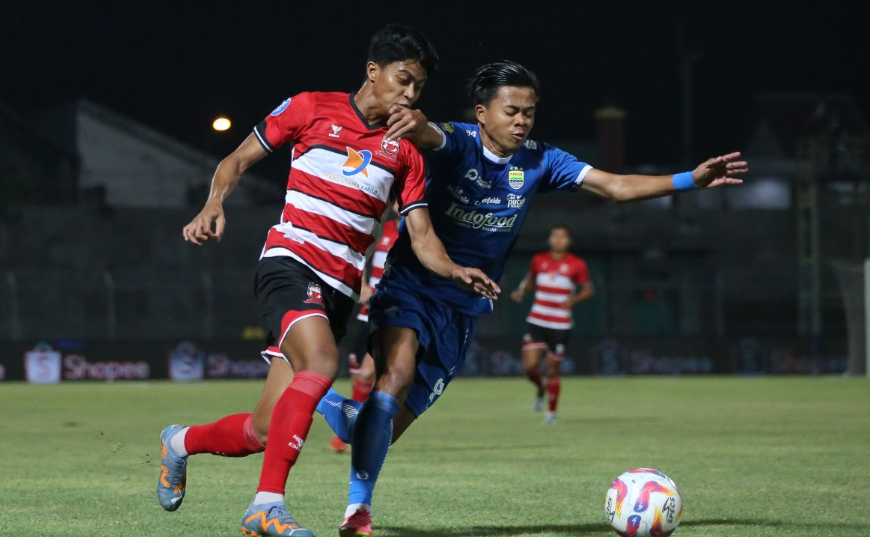 Persib Bandung Belum Terkalahkan dalam 5 Duel Terakhir Lawan Madura United, Mampukah Tren Berlanjut?
