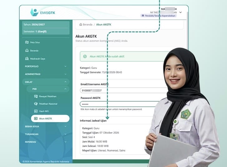Tidak Bisa Lanjut Daftar PPG Daljab Madrasah 2026? Kenali Penyebab dan Cara Mengecek Data EMIS GTK
