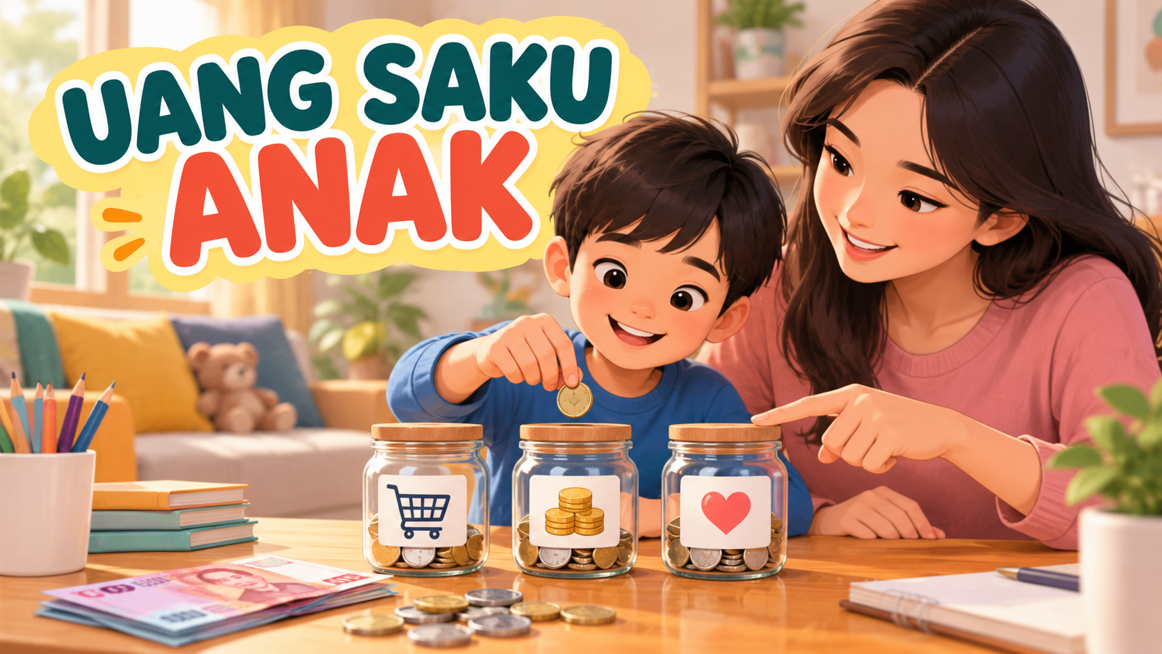 Cara Mengenalkan Uang Saku kepada Anak agar Belajar Memilih Kebutuhan dan Menabung