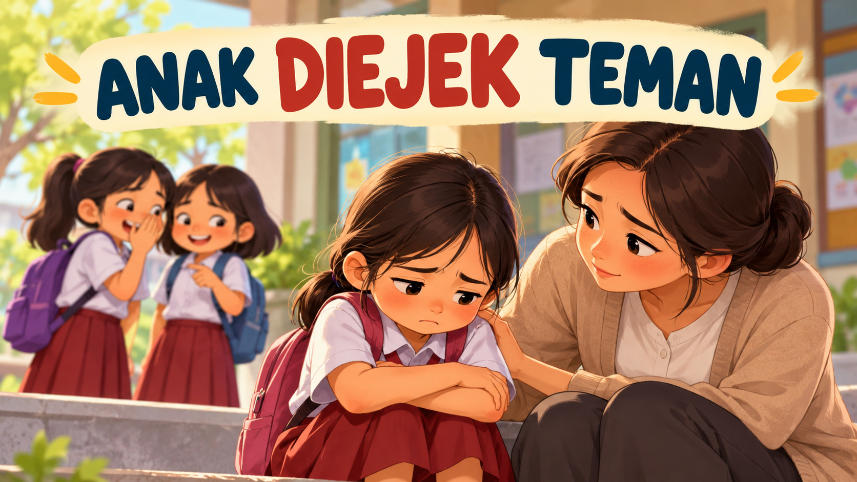 Anak Mendapat Ejekan dari Teman, Bagaimana Orang Tua Mendengarkan dan Menindaklanjutinya?