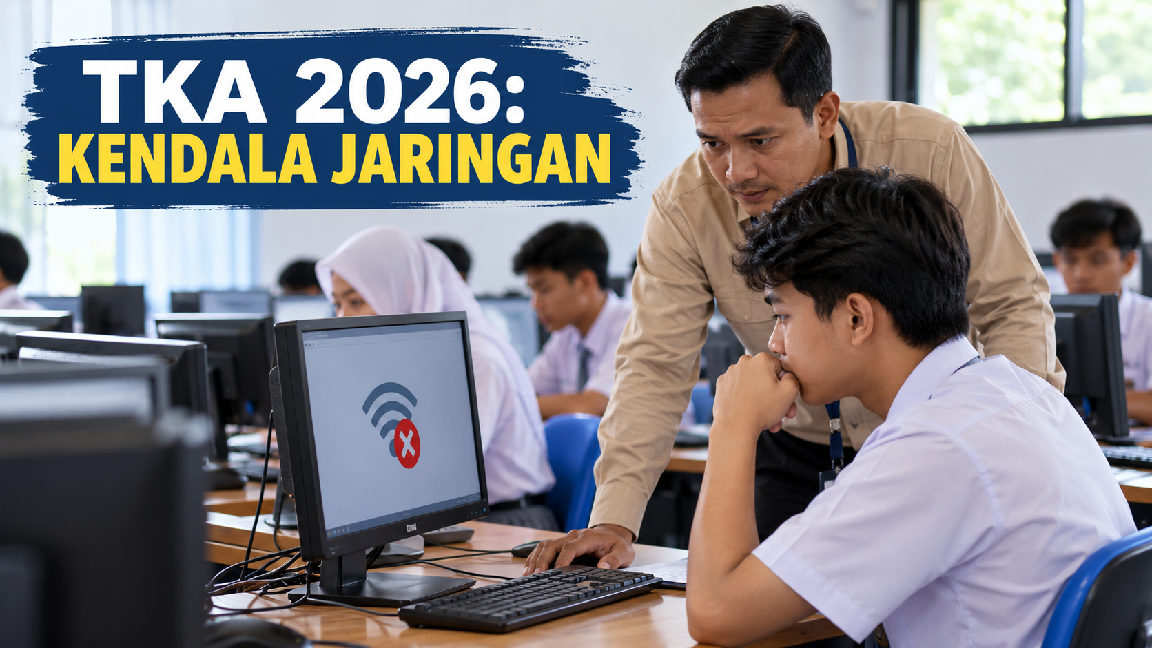 TKA SMA 2026 Terkendala Jaringan Saat Ujian? Ini Prosedur Pelaporan bagi Sekolah dan Peserta