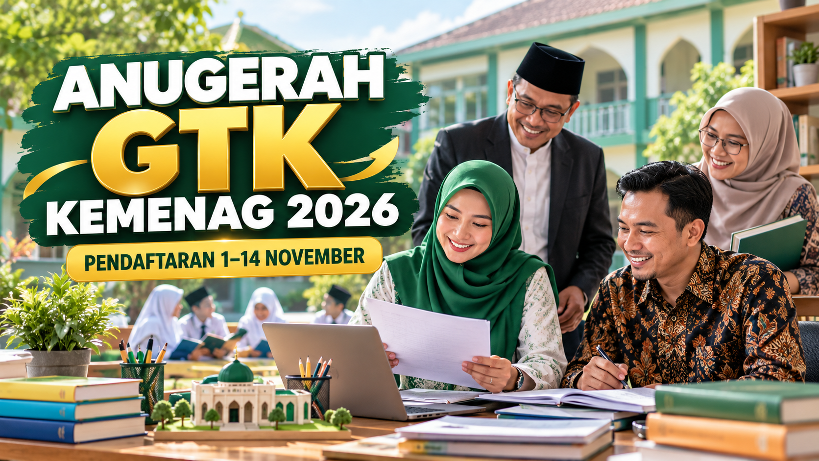 Anugerah GTK Kemenag 2026 Dibuka 1 November, Ini Kategori, Syarat, dan Cara Daftarnya