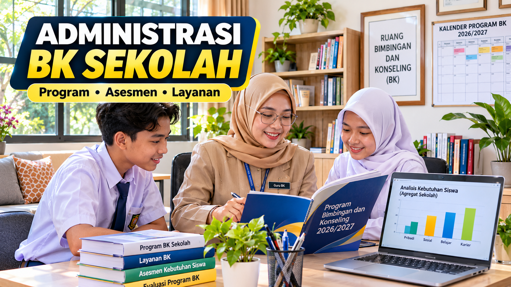 Panduan Administrasi BK Sekolah 2026/2027: Program Tahunan, Asesmen Kebutuhan Siswa, dan Contoh Format