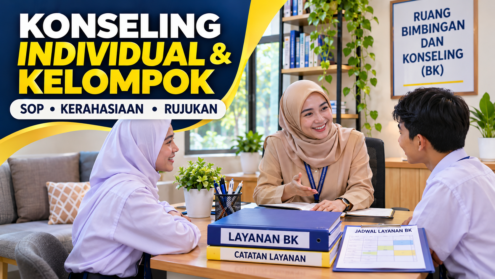 Panduan Konseling Individual dan Kelompok di Sekolah 2026/2027: SOP, Kerahasiaan, dan Contoh Format