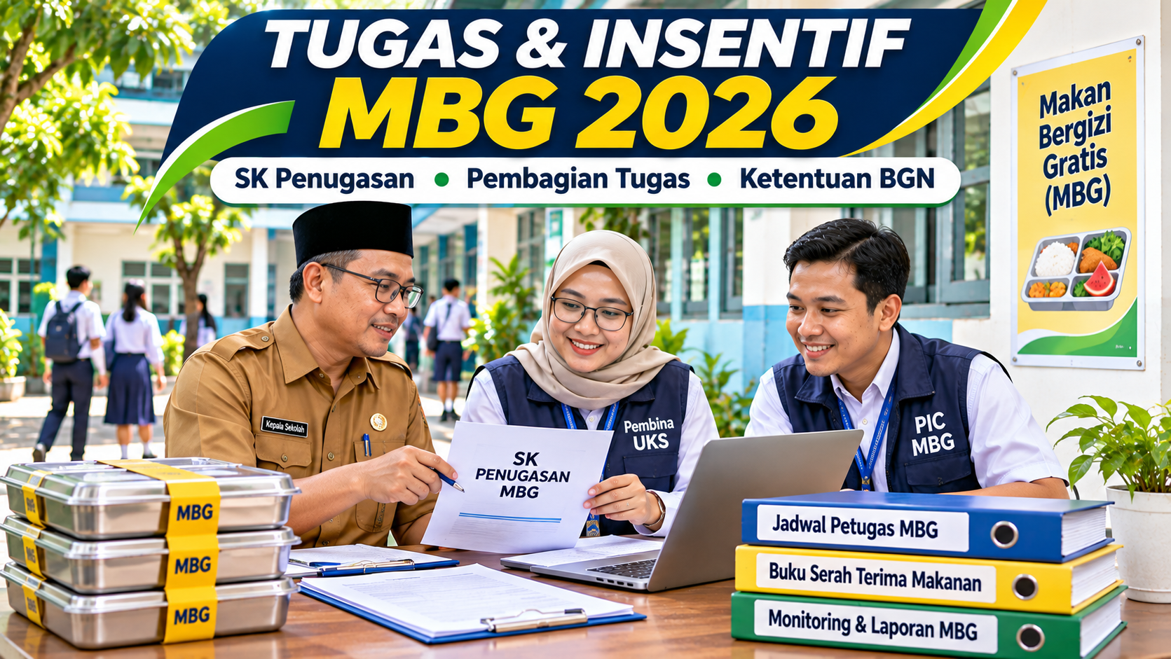 Tugas dan Insentif Guru Penanggung Jawab MBG 2026: Ketentuan BGN, SK Penugasan, dan Pembagian Tugas