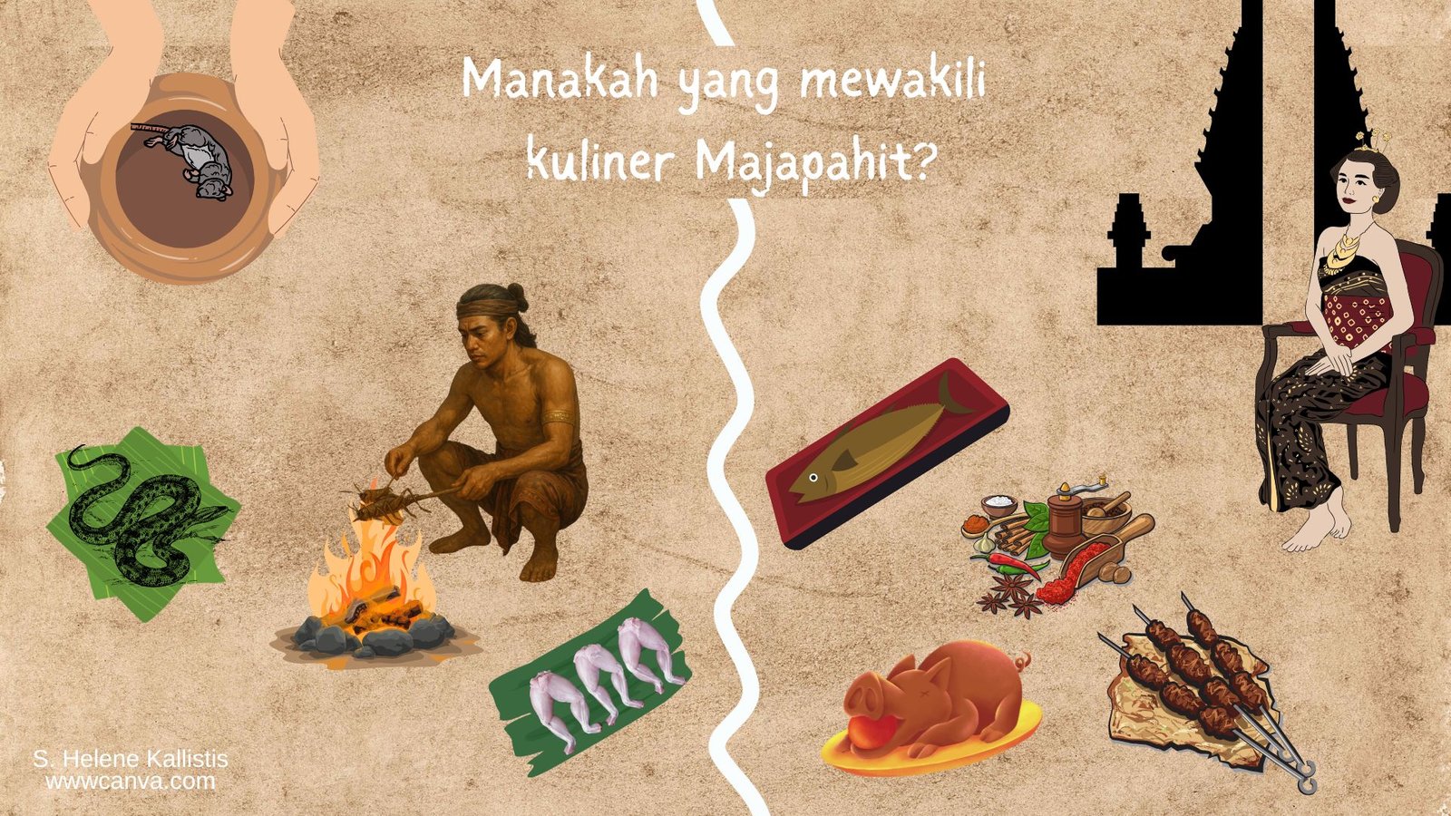 banyak masyarakat modern menganggap makanan dari era Majapahit (1293–1527 M) sebagai hidangan "ekstrem", seperti daging ular, tikus, atau serangga. Namun, penelitian terbaru mengungkap bahwa anggapan ini mungkin hanya mencerminkan makanan di wilayah pinggiran kerajaan, bukan pusat peradabannya.